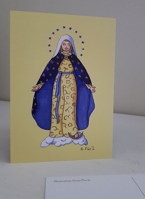 Carte postale sainte Vierge V005