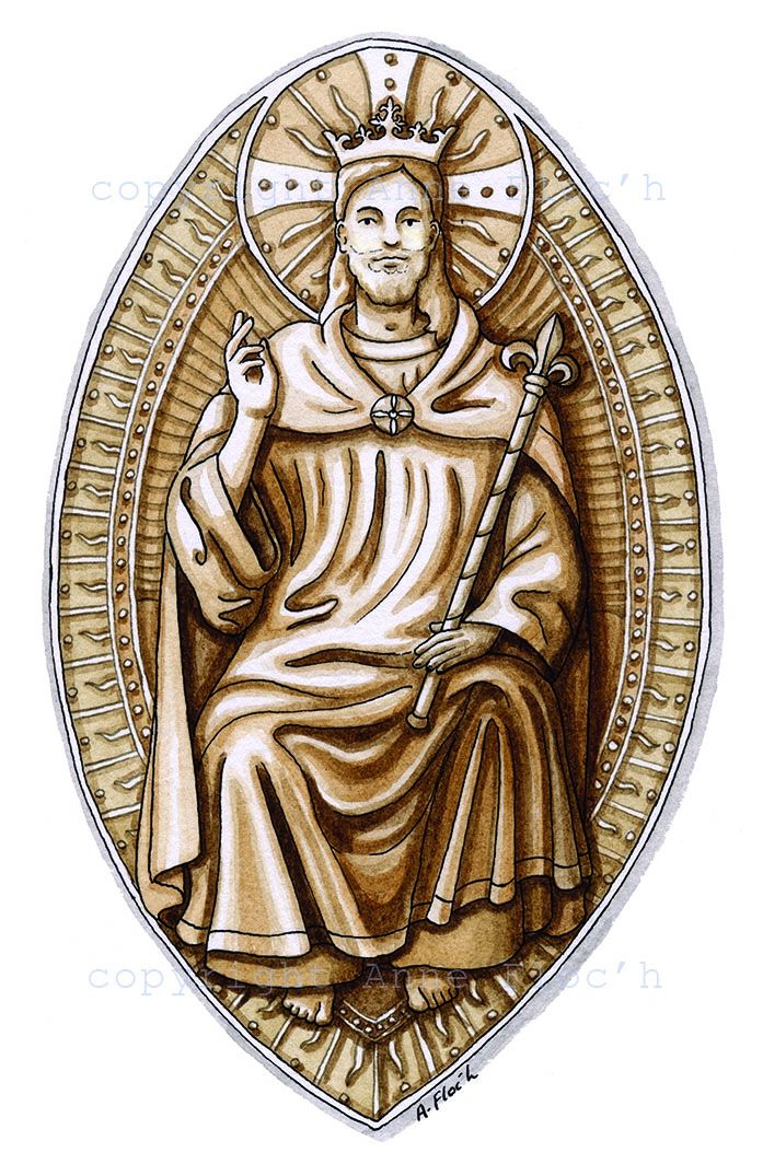 Christ Roi, photo 15 x 20 - Anne-floch