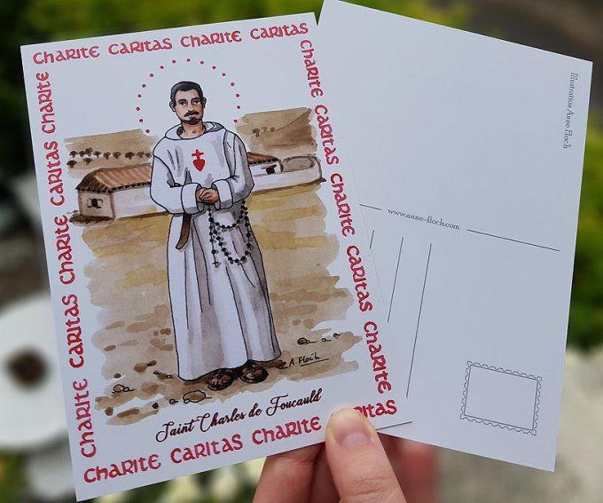 Carte postale saint Charles de Foucauld