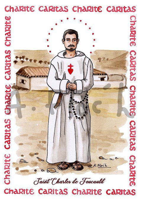 Carte postale saint Charles de Foucauld