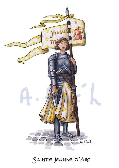 Carte postale sainte Jeanne d'Arc