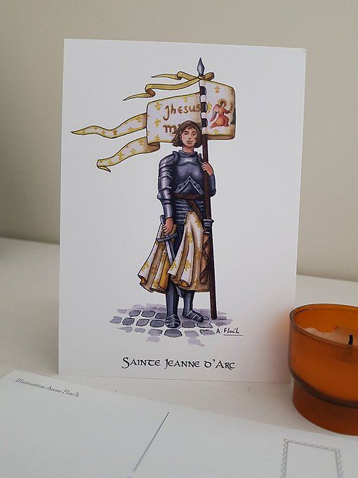 Carte postale sainte Jeanne d'Arc