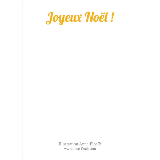 Carte de Noël "Lumière des nations"