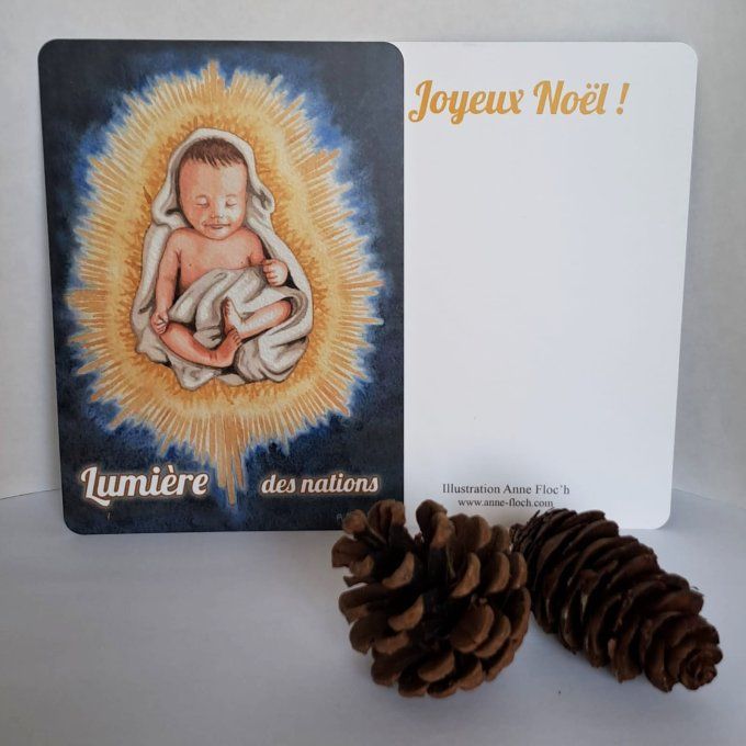 Carte de Noël "Lumière des nations"